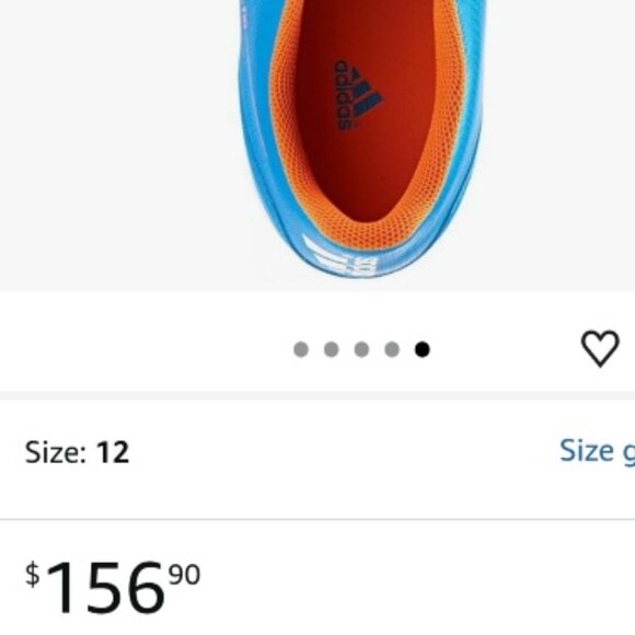 ADIDAS F10 Soccer Futsal  Indoor gym shoes US M 8 New - Picture 4 of 4